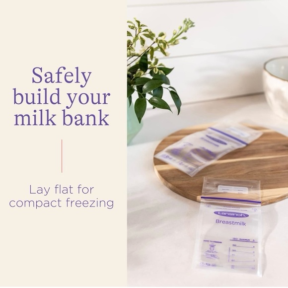 Lansinoh—Breastmilk Storage Bags (5 Boxes, 50 Count Each) NEW - Picture 7 of 9